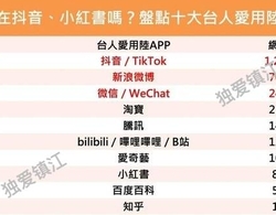 十大台湾民众爱用大陆APP：抖音、微博、小红书等上榜